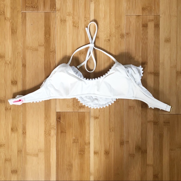 Victoria's Secret White Flounce Halter Bikini - Picture 7 of 13